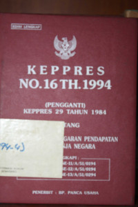 KEPRES NO.16 TH.1994