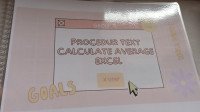 Procedur Text Calcualte Avarange Excel